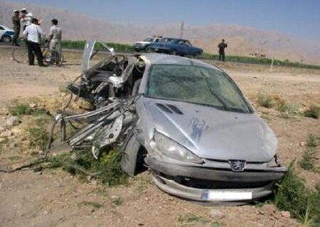 برخورد یک دستگاه تریلی با پژو ۲۰۶ در قزوین یک کشته برجای گذاشت