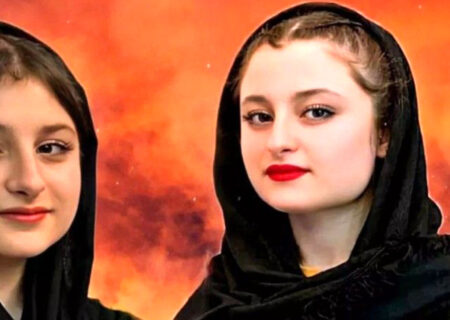 سلفی زننده نیکا دور از چشم سارا / خواهر دو قلویش خجالت کشید!
