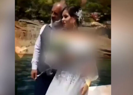 عکس / رفتار شرم آور داماد 70 ساله با عروس 18 ساله ! / همه خجالت کشیدند / فیلمش قابل انتشار نبود !