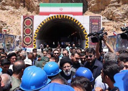 با حضور رئیس جمهور پروژه محور سراسری ترانزیتی «پاتاوه – دهدشت» افتتاح شد.