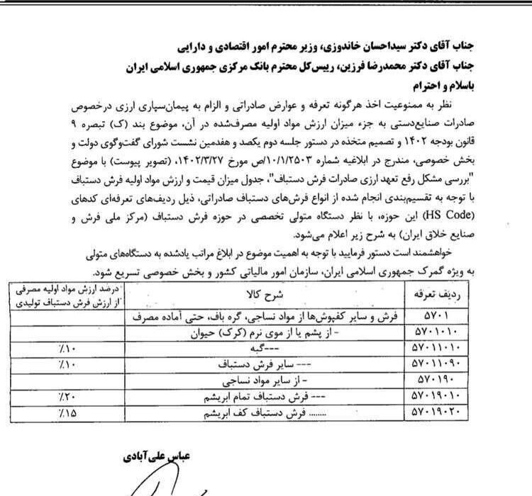 آیا صادرات فرش دستباف رونق دارد؟