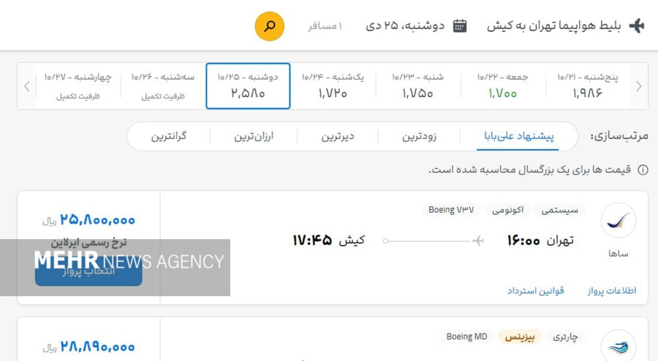 گران‌فروشی ادامه دار بلیت با وجود خرید هواپیماهای جدید