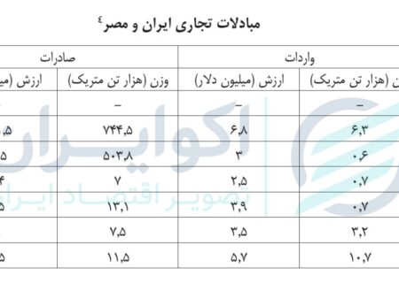 نگاه ویژه مصر به بازار ایران/ آیا دیپلماسی به افزایش تجارت ایران و مصر کمک می کند؟