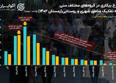 در وضعیت آشفته بازار کار، جوانان و ساکنان شهری کمتر در دام بیکاری گرفتار می شدند.