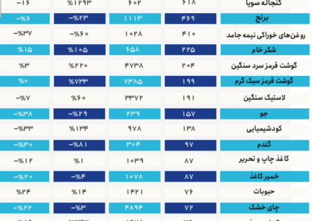 سهم 26 درصدی کالاهای اساسی از واردات 4 ماه + جدول