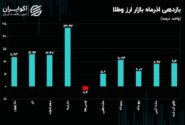 سقوط آزاد حباب ربع سکه/ دلاری رسمی صدرنشین افزایش