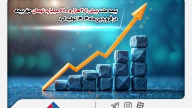 بیمه ملی بیش از 2.5 میلیارد بیمه در ماه آوریل تولید کرد