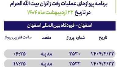 برنامه زائران پرواز