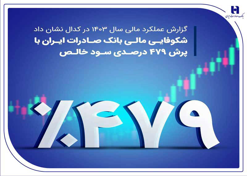 تأمین مالی از بانک ایران سادرات با افزایش 5 ٪ سود خالص