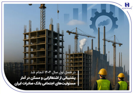 حمایت از اشتغال و مسکن در آمار مسئولیت اجتماعی Banco Iran Saderat