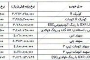 پارس خمرو قیمت محصول + جدول را اعلام کرد